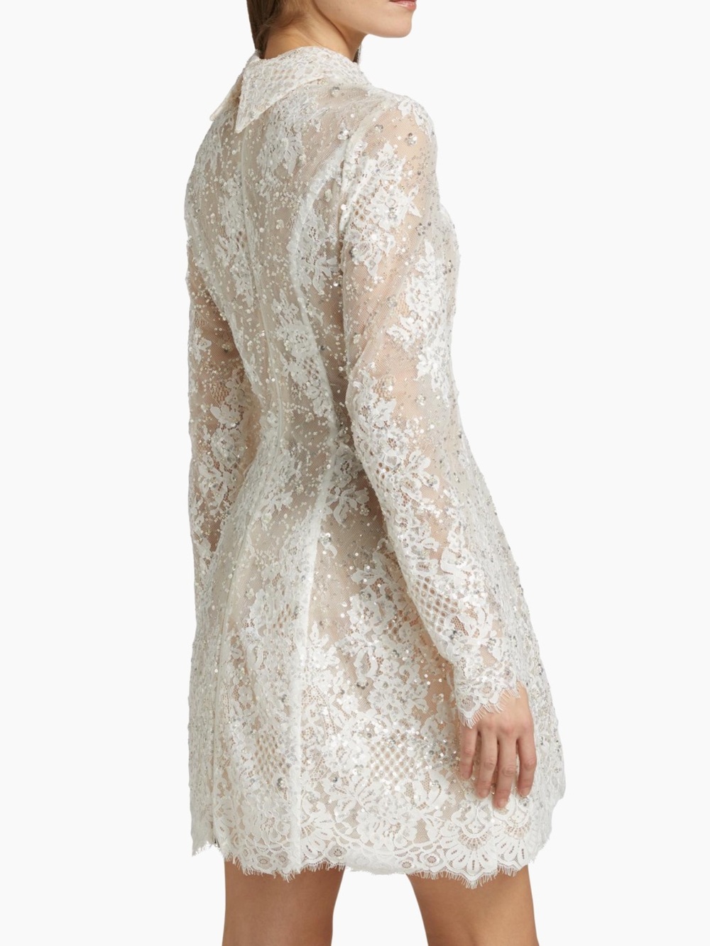 Bronx Banco Adelaide Lace Appliqué Minidress - Picture 5 of 8